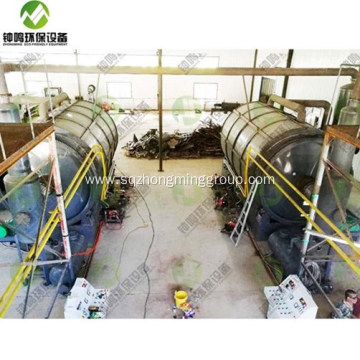 Continuous Waste Tyre to Oil Plant